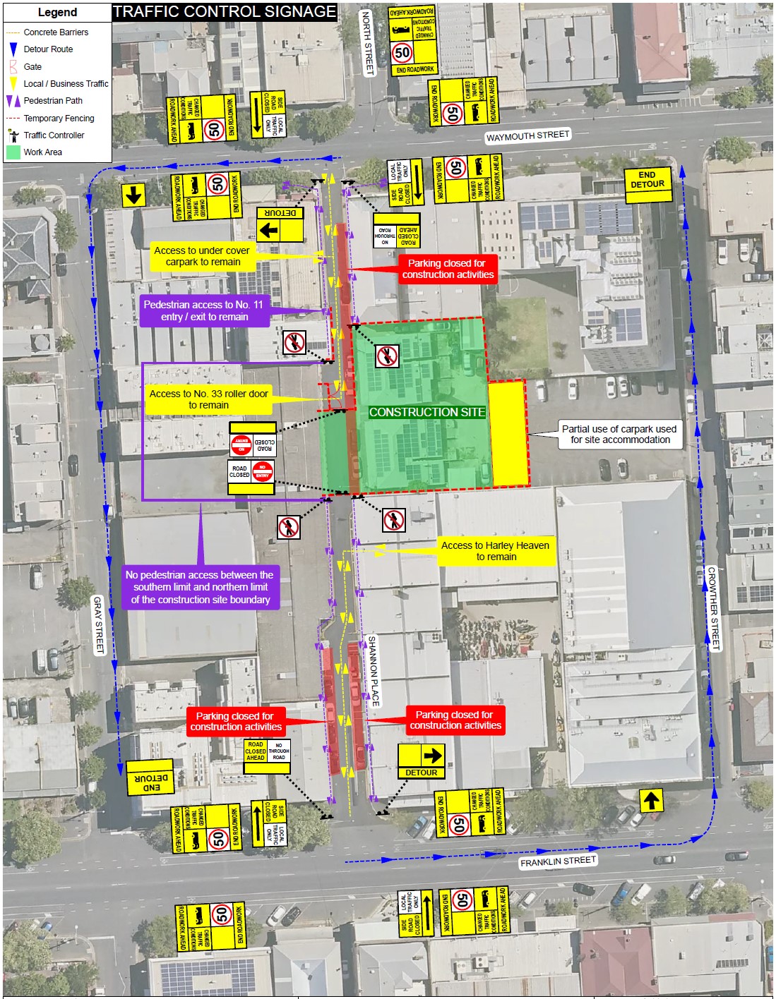 Traffic management plan